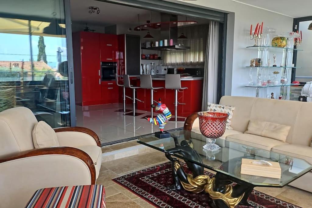 Petit Paradis A Bandol T4 Piscine Clim Parking Fibre Coffre-Fort Exterior foto