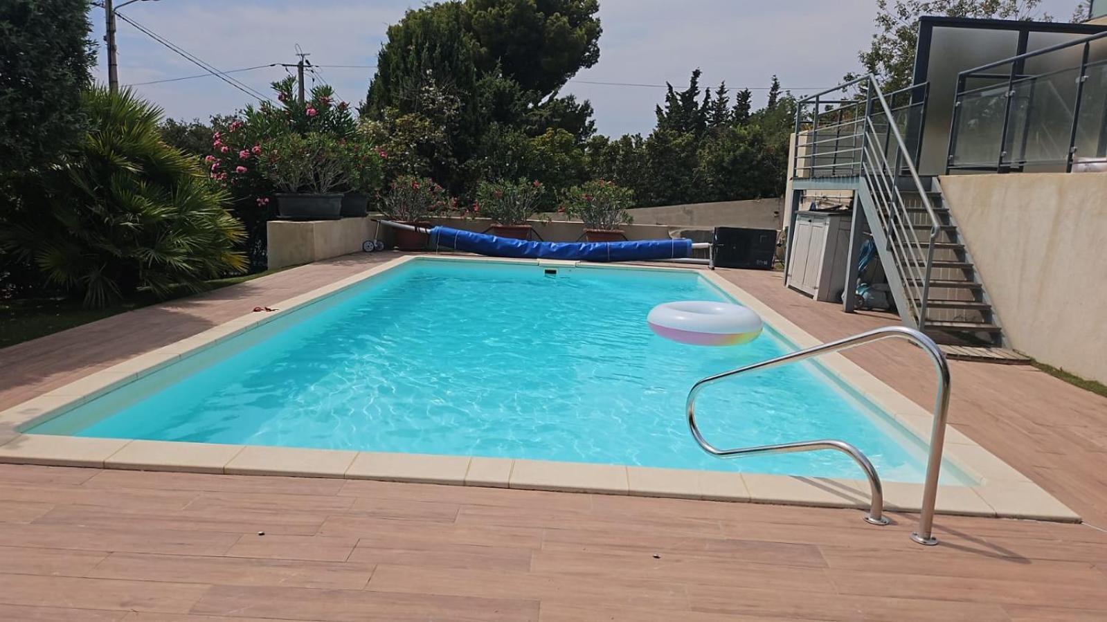 Petit Paradis A Bandol T4 Piscine Clim Parking Fibre Coffre-Fort Exterior foto