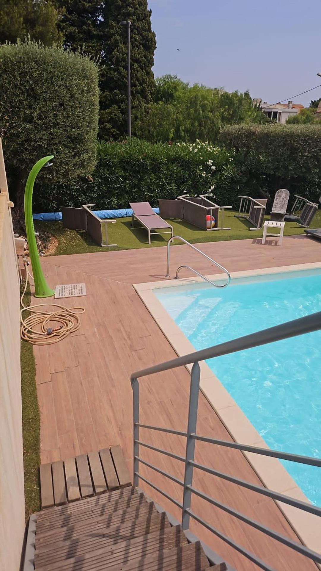 Petit Paradis A Bandol T4 Piscine Clim Parking Fibre Coffre-Fort Exterior foto